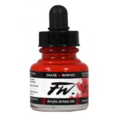 FW ACRYLIC INK FLAME RED 29.5M