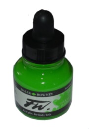 FW INK - FLUORESCENT GREEN