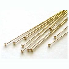 Head Pins Pack of 100 - Gold