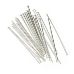 Head Pins Pack of 100 - Silver