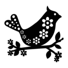 Marabu Stencil - BIRDS &amp; FLOWERS