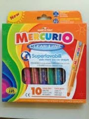 Mercurio jumbo tip fibre pens