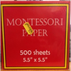 Montessori Inset Paper (500)