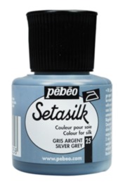 Pebeo Setasilk silver grey 45ml