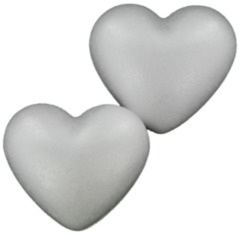 Polystyrene Hearts 78 mm