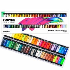 REEVES COLOUR COLLECTION SET 50 pieces x 22ml