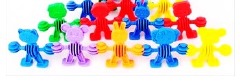RUBBER ANIMAL CONNECTING SET