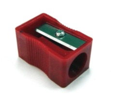 Sharpener - Plastic Pencil Sharpener Single Hole