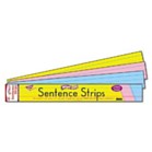 3" x 24" Sentence Strip Assorted Colours