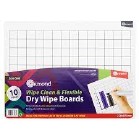 DRY WIPE 2CM GRID 10PK