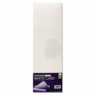 FLASH/WORK CARDS WHITE 12x4