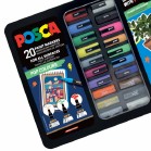POSCA GROOVY COLOURS TIN 20