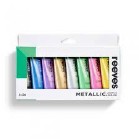 REEVES ACRYLIC METALLIC PK 8