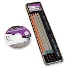 Daler Rowney Simply Pencil Charcoal Tin Set with DVD