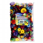 Buttons Assorted Colours and Sizes 500g