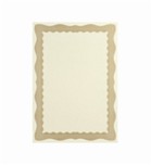Certificate Paper A4 90gsm 30 Sheets Bronze Wave border