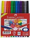 Markers - Faber Castell Colouring Markers Wallet of 12