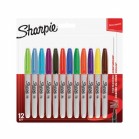 SHARPIE 12 FINE  PERM MARKERS