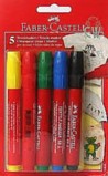 Textile Marker - Faber Castell  Set of 5