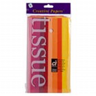 Tissue Paper Pack 20 Sheets - Warm Colours