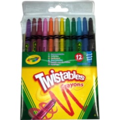 Crayons - Crayola Twistables Pack of 12