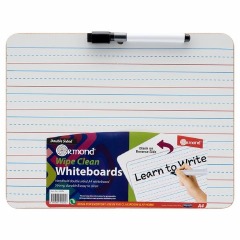 DRY WIPE LETTER AND RULED 10PK