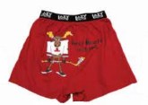 Boxer - Moose Hockey - Red -SM
