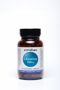 Viridian Carnitine 500mg  30 vcaps