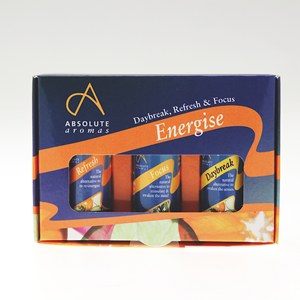Absolute Aromas Absolute Aromas Energise 3 X10ml Natural Health Welwyn
