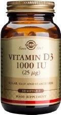 Solgar Vitamins Vitamin D3  1000iu 250 softgels