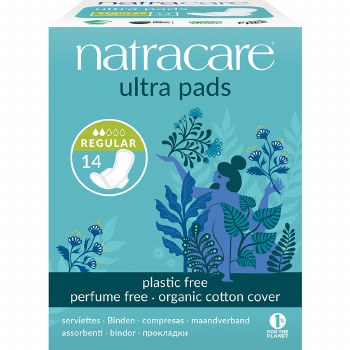 Natracare Ultra pad with wings regular 14pieces