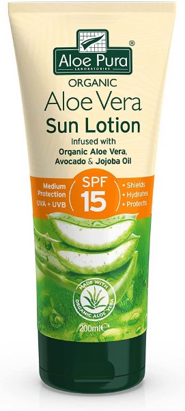 Aloe Pura Sun Lotion SPF15 - 200ml