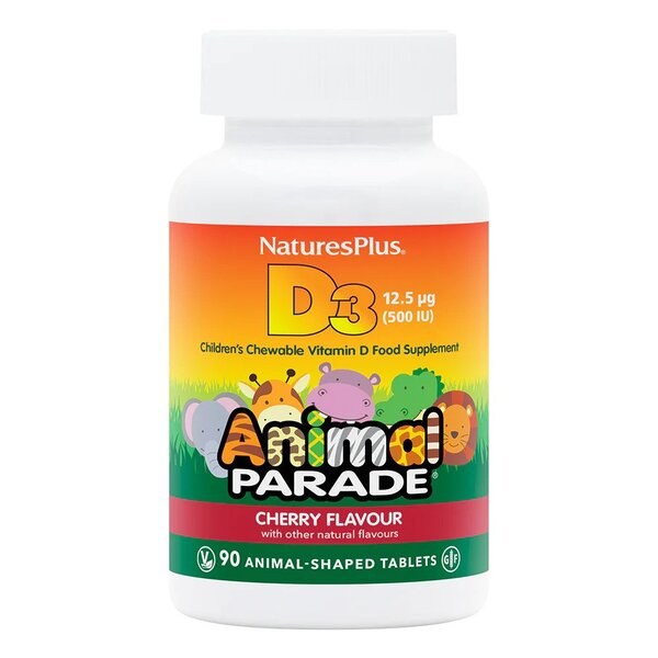 Animal Parade Childrens Vitamin D3 - 90 Tablets