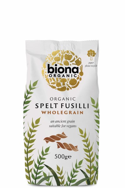 Picture of Biona Organic Wholegrain Spelt Fusilli - 500g