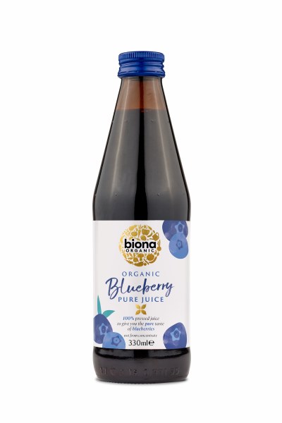 Biona Organic Pure Blueberry Juice (330ml)