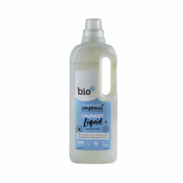 Bio-D Fragrance Free Laundry Liquid (1 Litre)