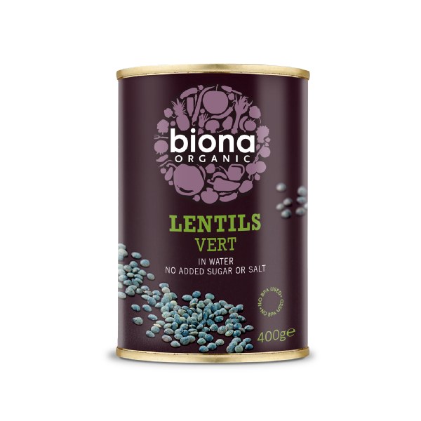 Biona Organic Lentils Vert - 400g