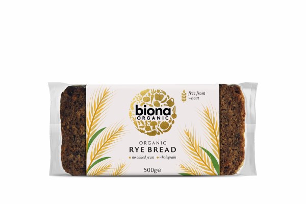 Biona Organic Sliced Rye Bread - 500g