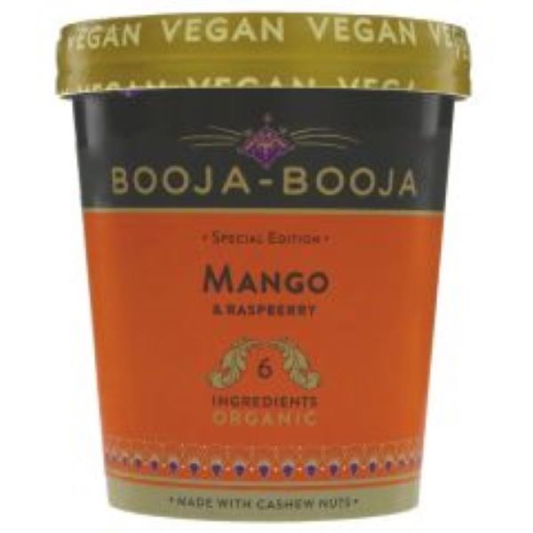 Picture of Booja Booja Ice Cream - Mango & Raspberry - 465ml