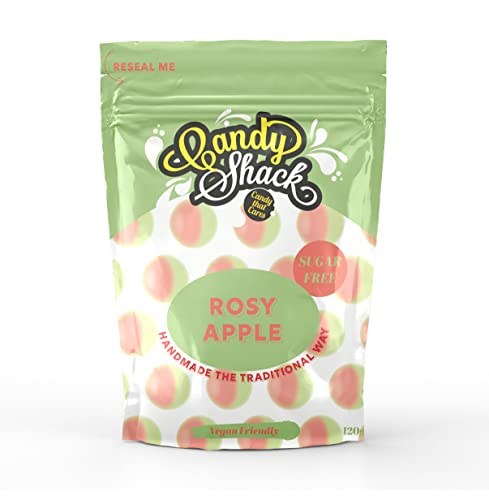 Candy Shack Sugar Free Rosy Apple Sweets (120g)