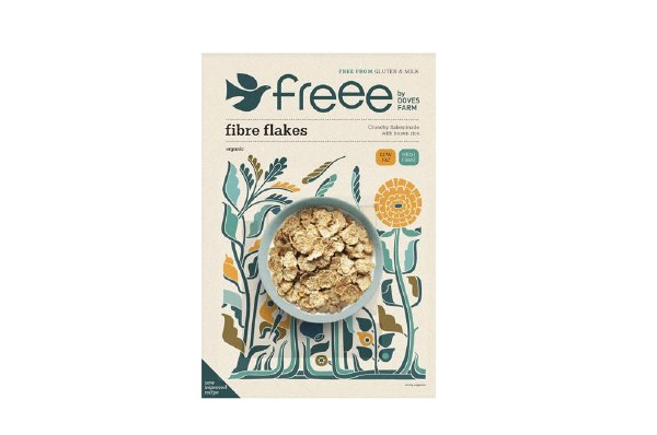 Doves Farm Gluten Free Fibre Flakes - 375g