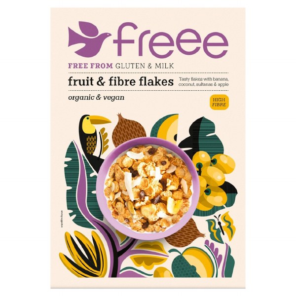 Doves Freee Gluten Free Fruit & Fibre Flakes - 375g