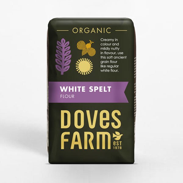 Doves Farm Organic White Spelt Flour - 1Kg
