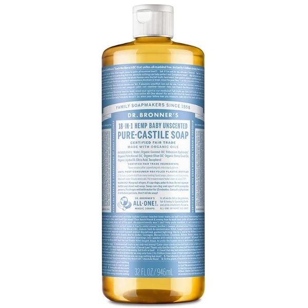 Picture of Dr Bronner's Baby Mild Liquid Castile Soap - 945ml