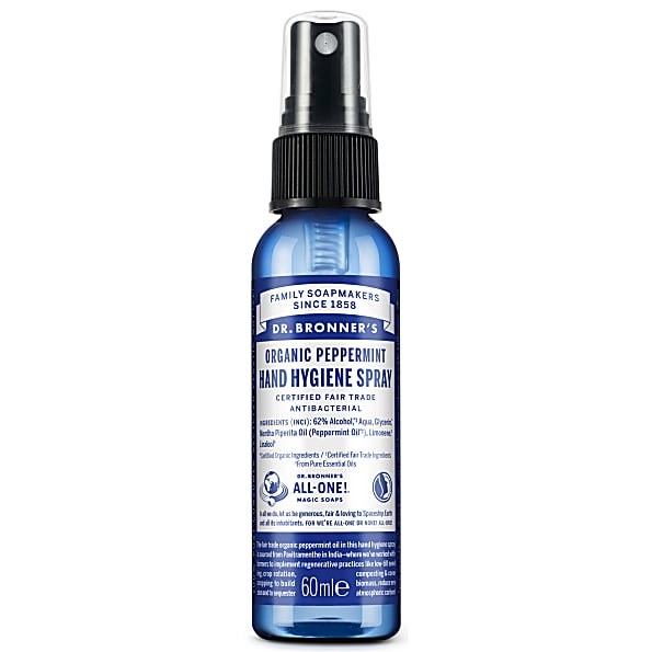 Dr Bronner's Peppermint Hand Hygiene Spray - 60ml
