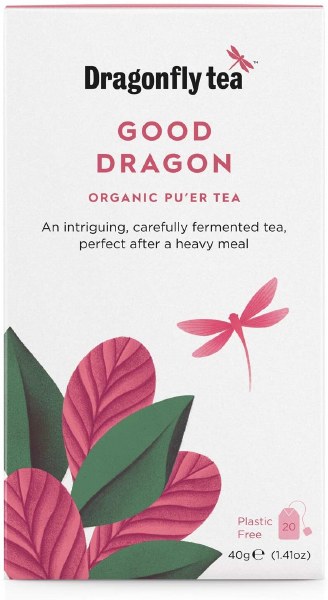 Dragonfly Good Dragon Pu'er Tea - 20 Sachets