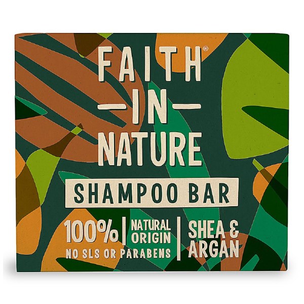 Picture of Faith in Nature Shea & Argan Shampoo Bar - 85g