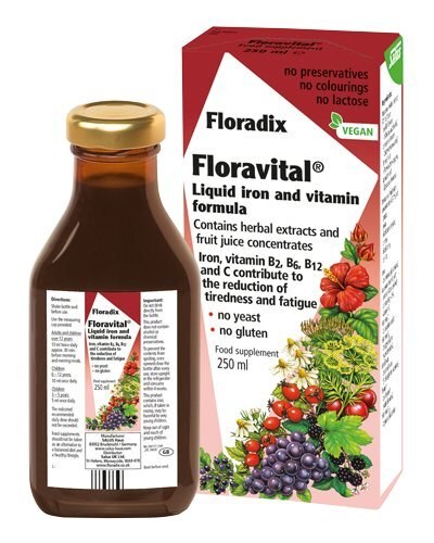 Floradix Floravital Yeast & Gluten Free Liquid Iron - 250ml