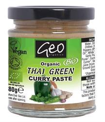 Picture of Geo Organics Thai Green Curry Paste - 180g