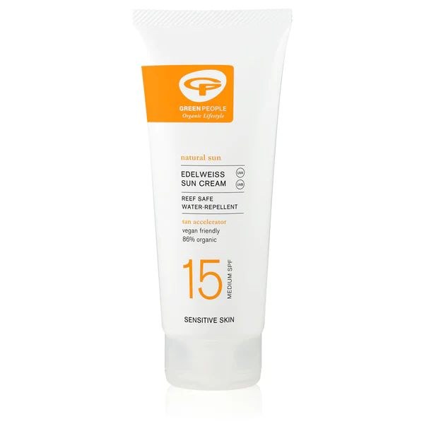 Green People Tan Accelerator Sun Cream SPF15 - 100ml